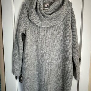 Merona Women's Gray Sweater Dress XXL